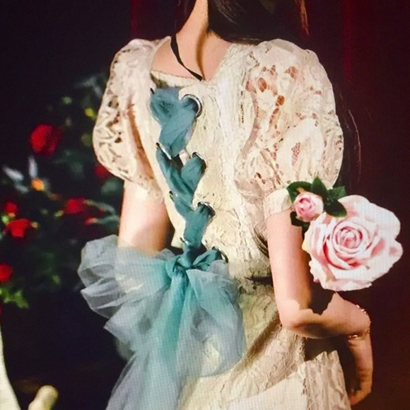 NEW Vintage Elegant Fairytale Lace Style Long Dress - Picture 5 of 14